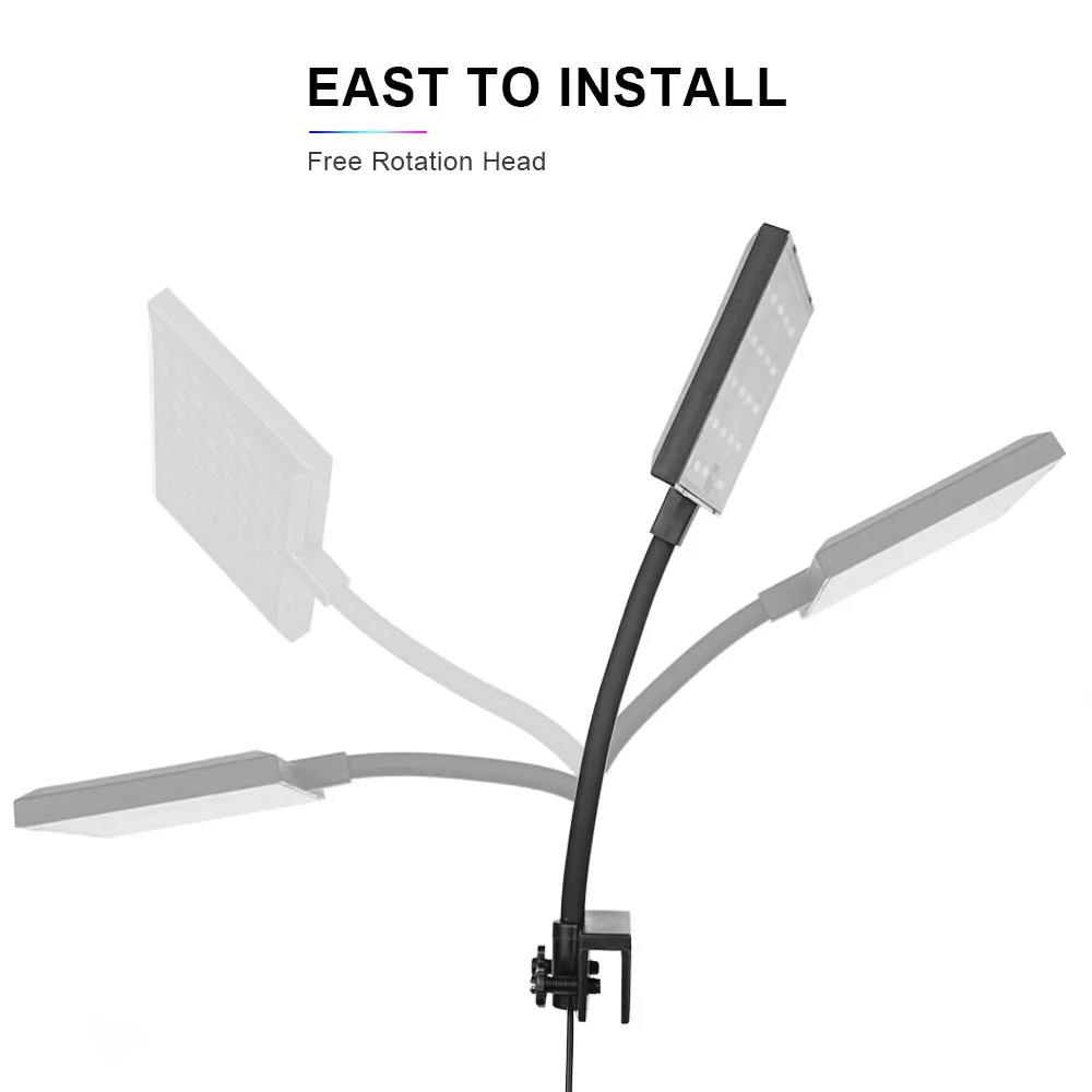 Luminária LED para Aquário até 60 cm com Ângulo Ajustável - Imagem 4