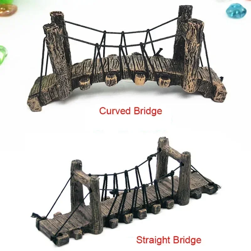 Ponte de Resina para Aquário com Caverna e Esconderijo - Imagem 6