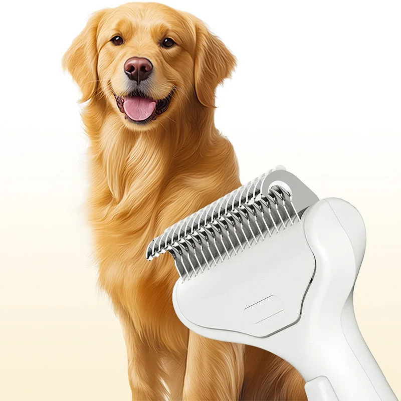 Escova Removedora de Pelos para Cães e Gatos com Design Curvo - Imagem 4