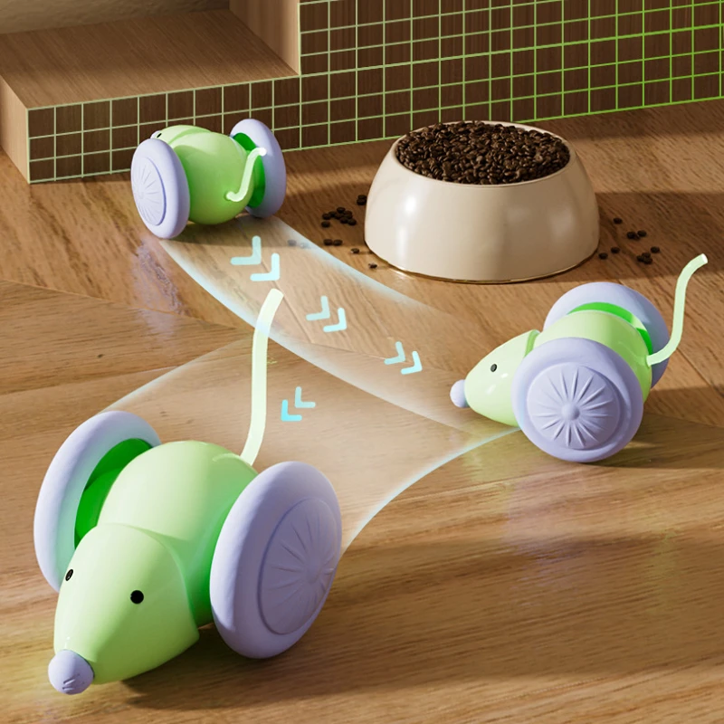 Brinquedo Elétrico para Gatos com Rato Recarregável USB - Imagem 3