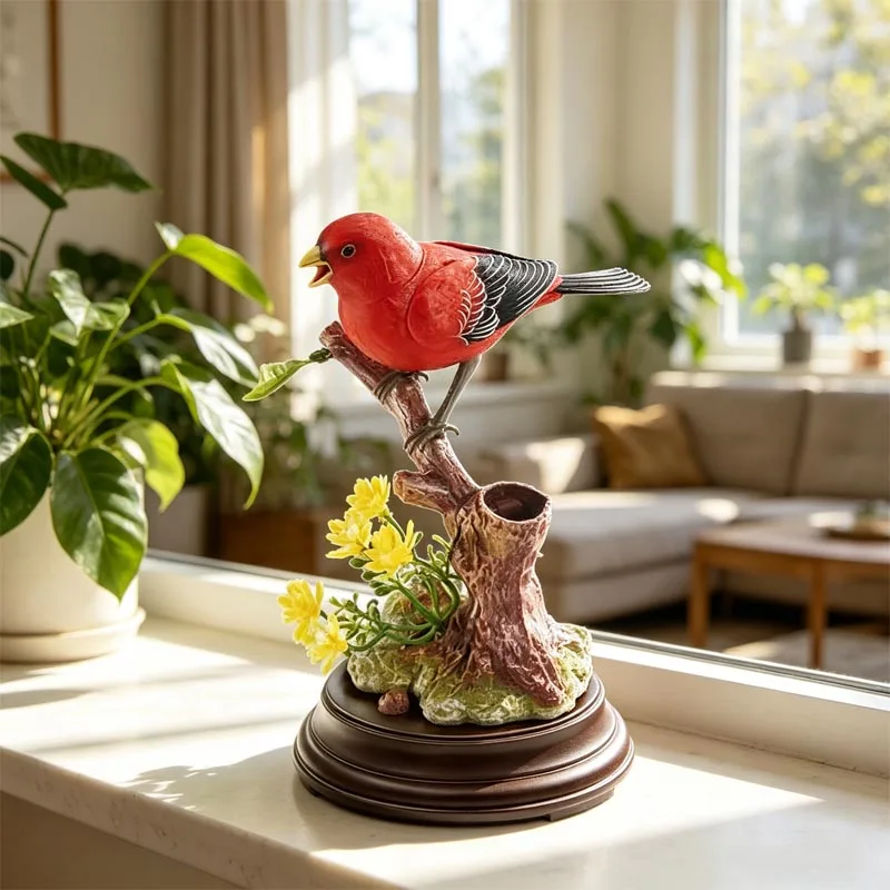 Pássaro Elétrico para Gaiola com Controle de Voz - Image 3