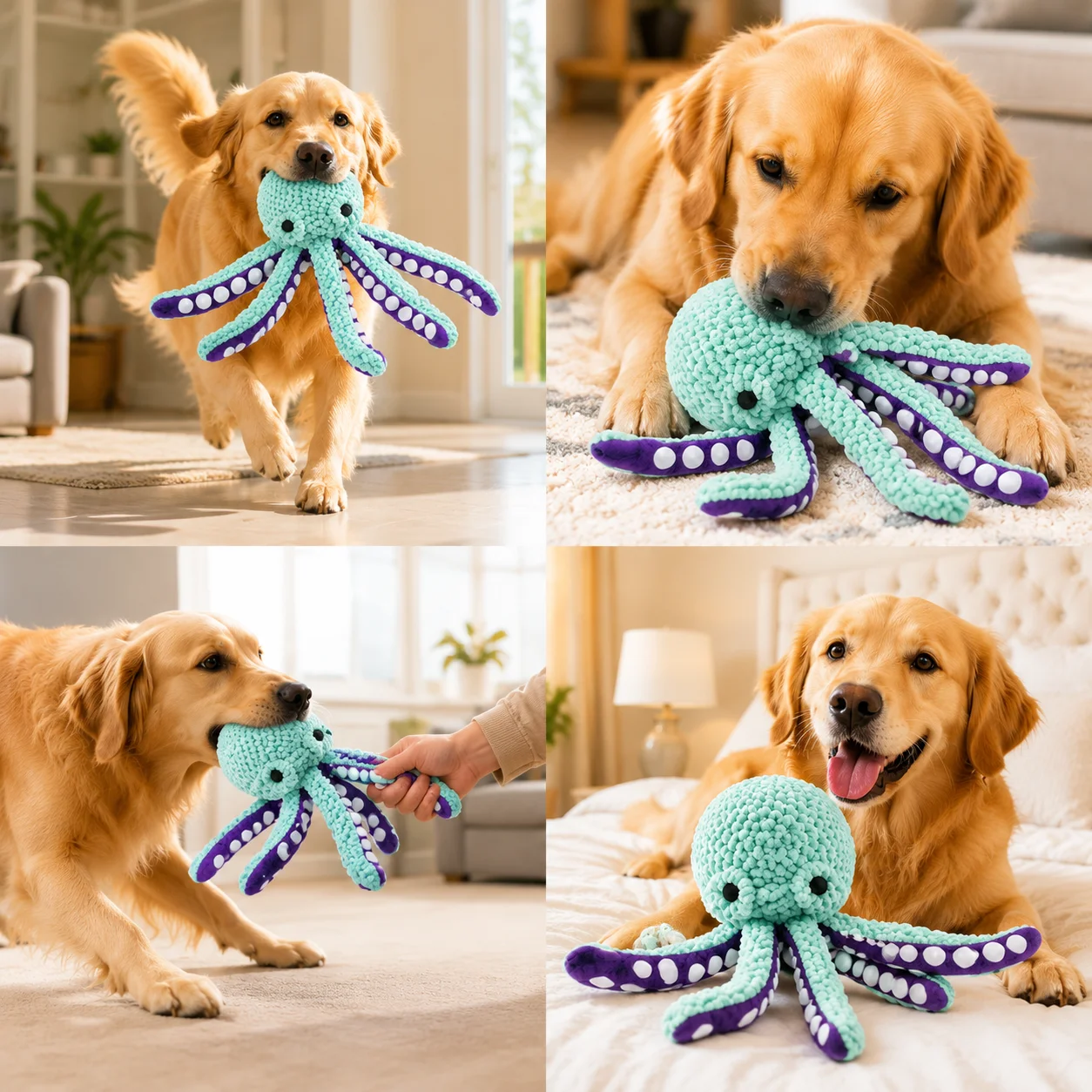 Brinquedo de Pelúcia para Cães com Som Anti-Destruição - Imagem 4