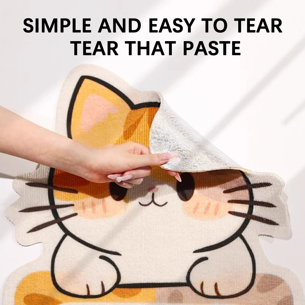 Arranhador Autoadesivo para Gatos de Feltro com Instalação sem Ferramentas - Image 4