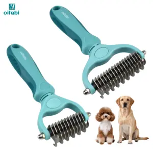 escova dupla face para cães e gatos