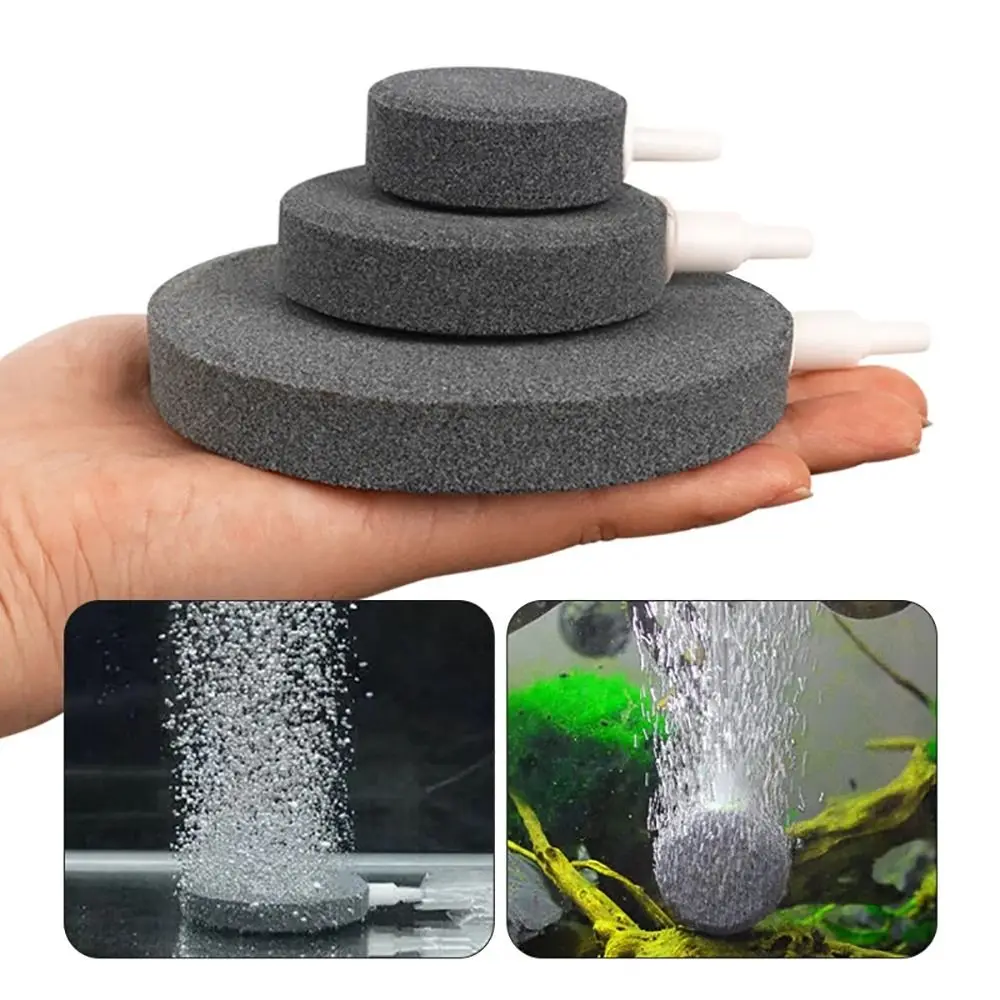 Pedra Difusora Redonda para Aquário de 4 cm para Bombas de Ar - Imagem 2