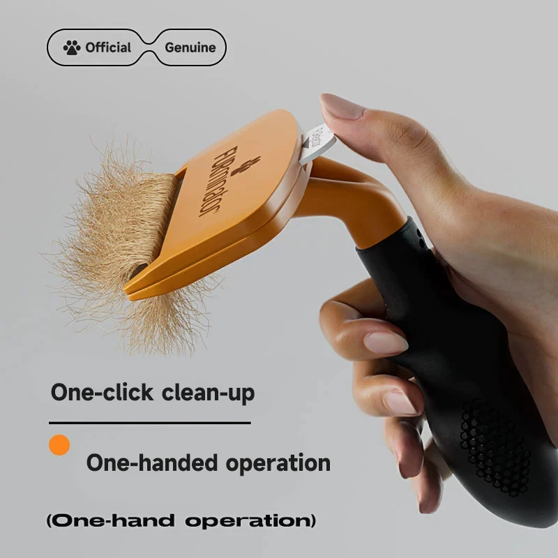 Escova de Tosa HOOPET para Cães e Gatos, Remove Pelos - Imagem 2