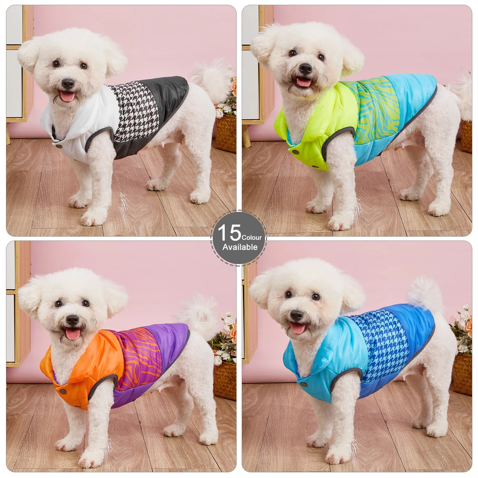 Casaco de Inverno para Cães com Forro de Lã e Fácil de Vestir - Imagem 6