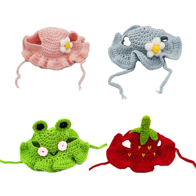 Chapéu de Malha para Gatos e Cães Pequenos M (até 7,5 kg) - Imagem 6
