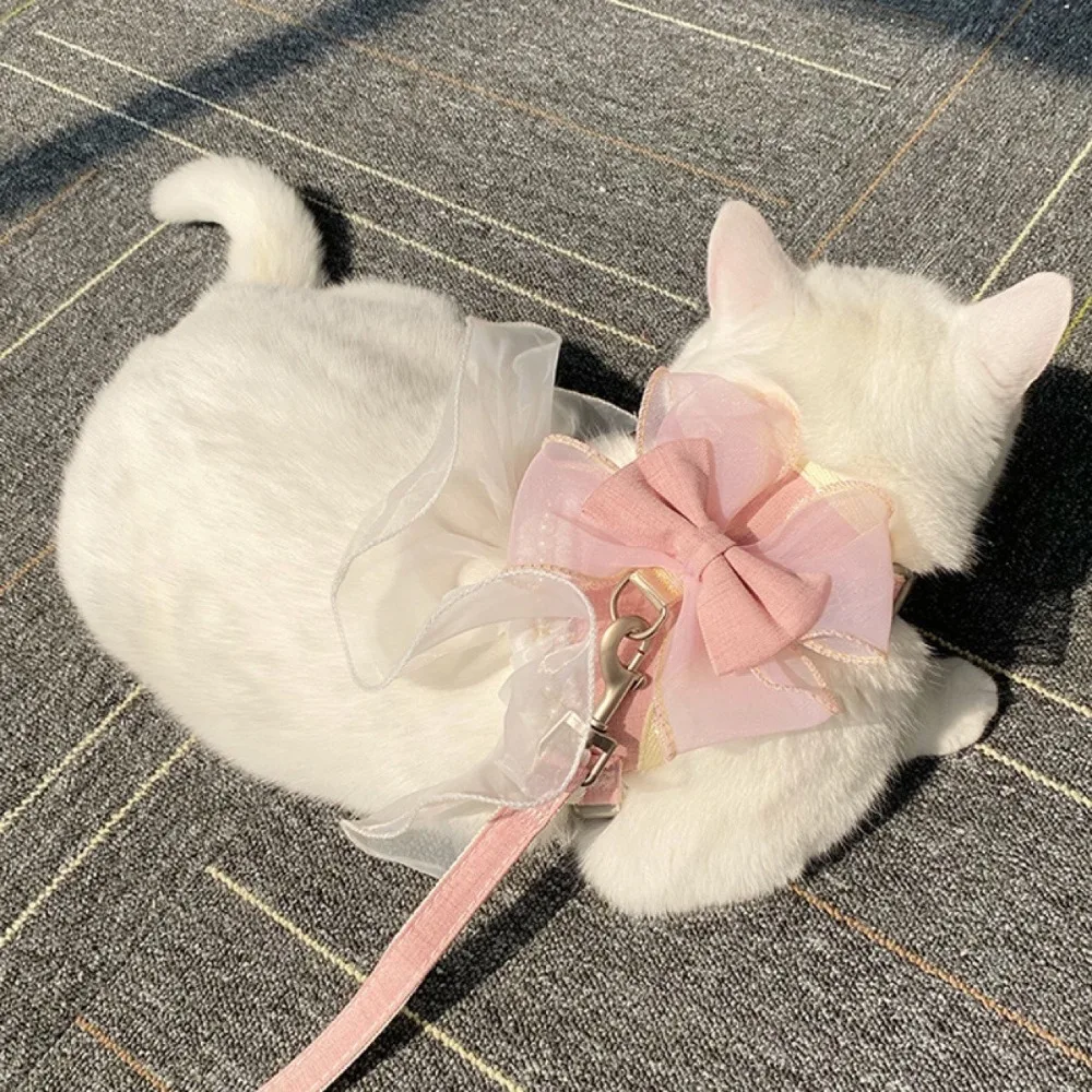 Coleira e Arnês para Gatos de Nylon com Laço e Ajuste - Image 2