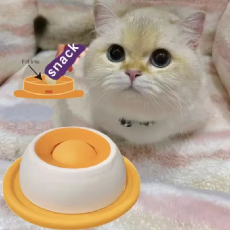 Brinquedo Interativo para Cães e Gatos de Plástico Durável com Alimentação Lenta - Imagem 4