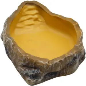 comedouro de resina para répteis