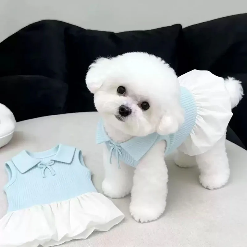 Vestido Polo para Cães de Poliéster para Verão Leve e Fresco - Imagem 4