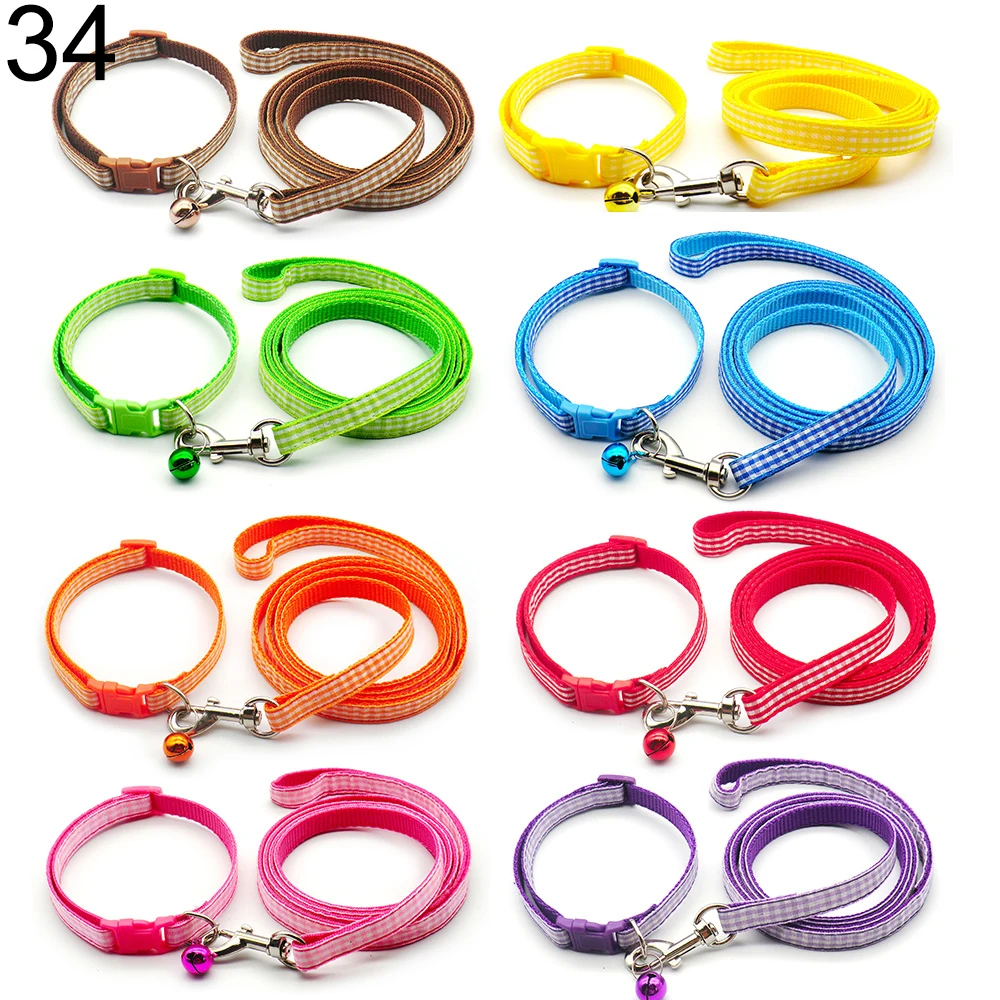 Coleira Ajustável para Cães e Gatos de Poliéster 1 cm x 1,2 m - Imagem 6