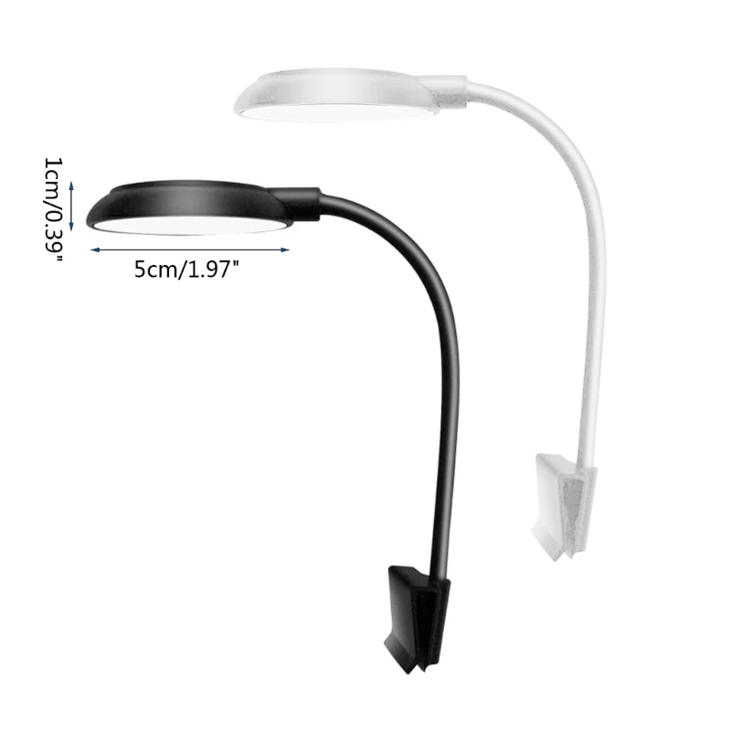Luminária Clip-On para Aquário USB LED 360° Ajustável Anti-Reflexo - Imagem 6