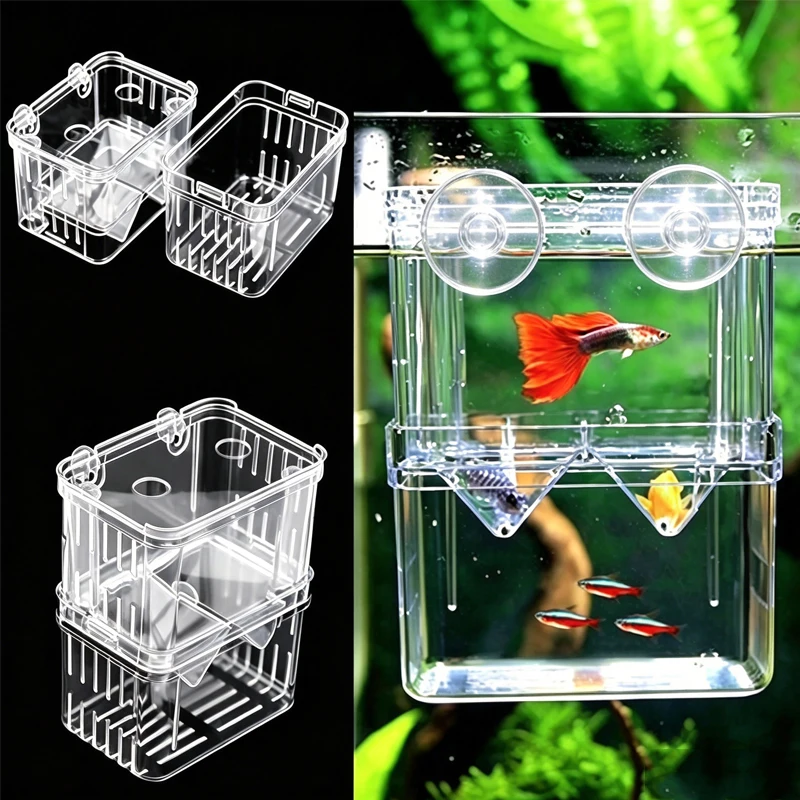 Caixa de Isolamento para Aquário com Ventosa e Fluxo de Água - Imagem 5