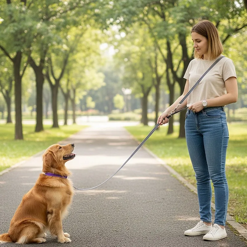 Coleira Multifuncional para Cães Transversal com Alça Refletiva - Image 3