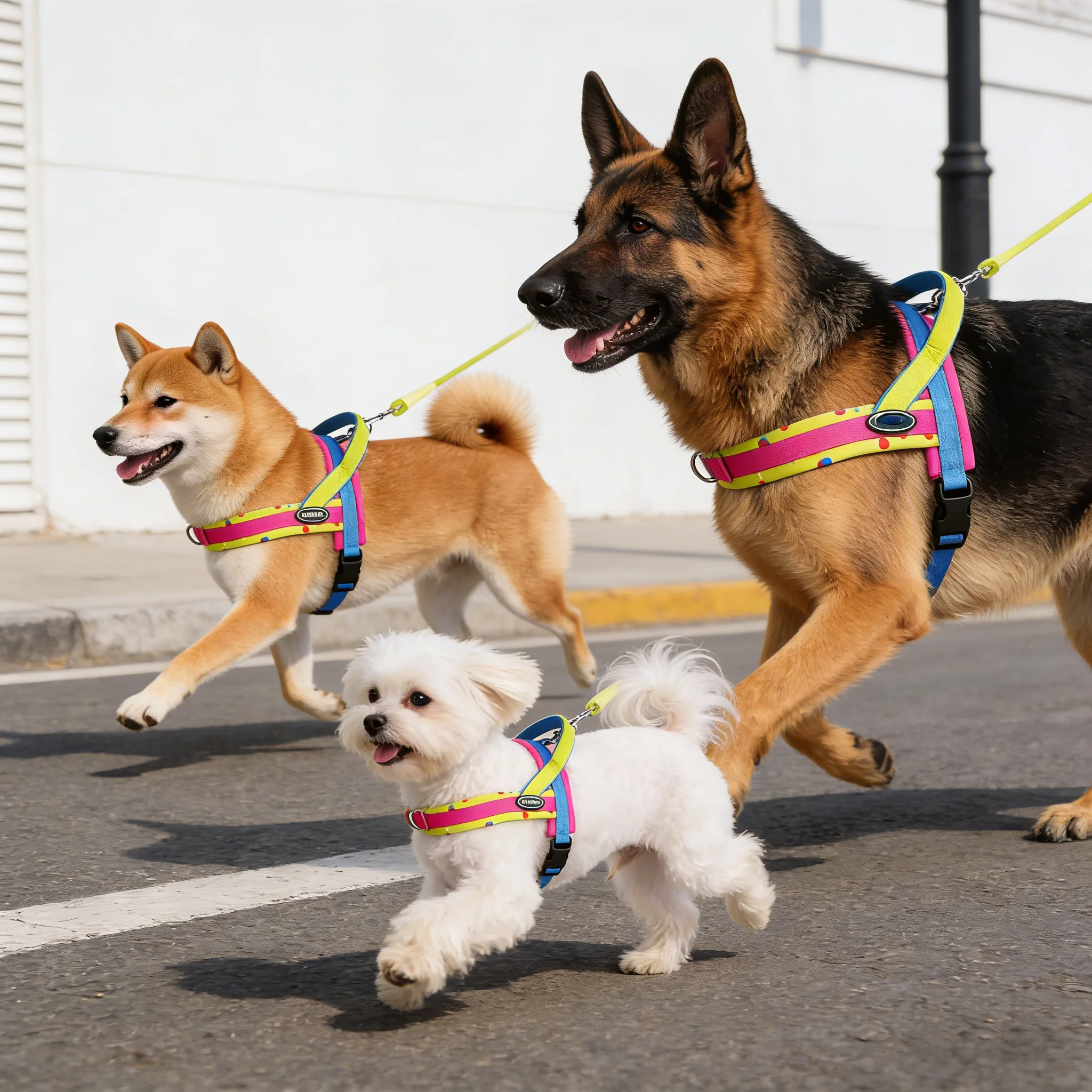 Coleira Peitoral para Cães Pequenos e Médios com Alça e Malha Respirável - Imagem 6