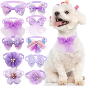 gravata de renda para cães e gatos