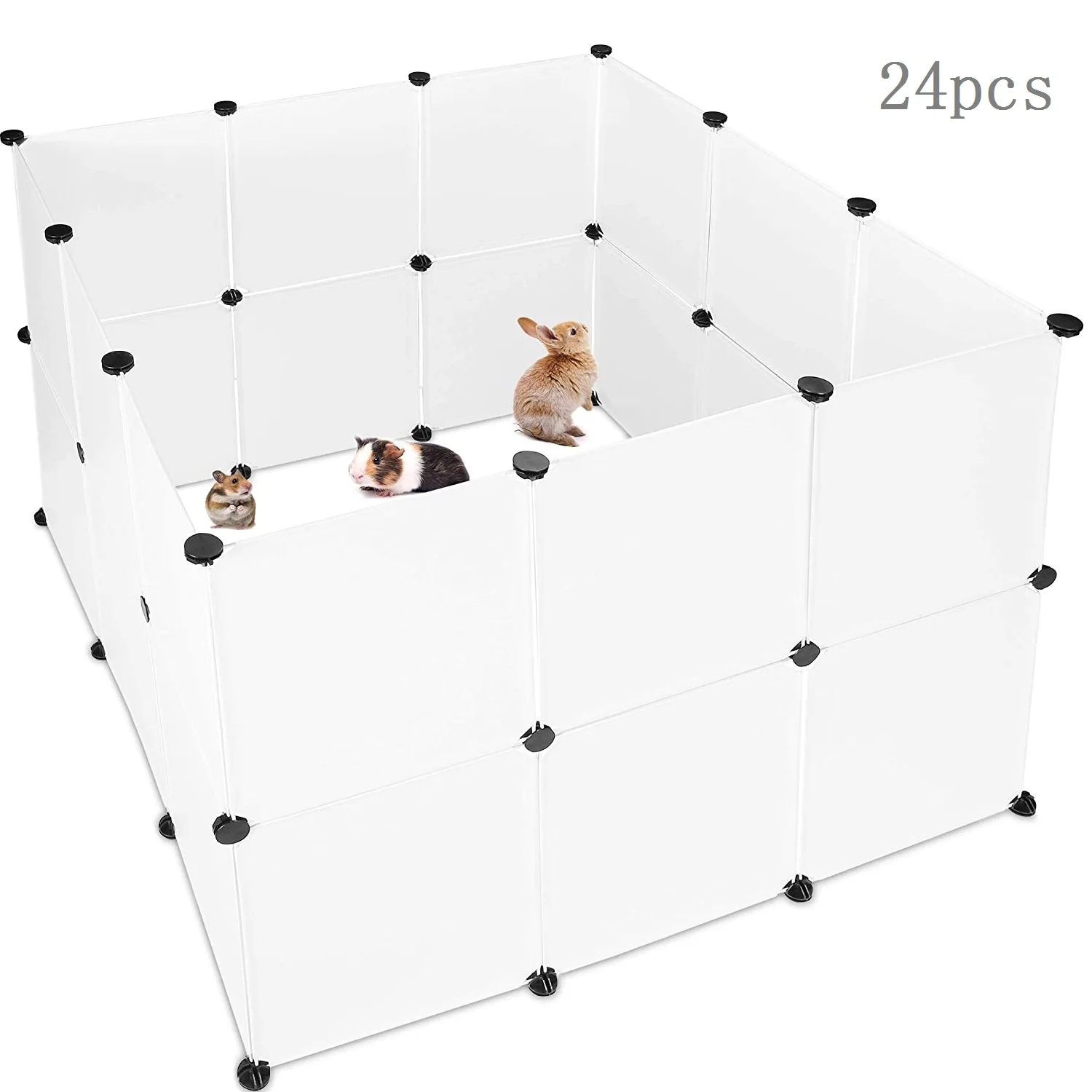 Cercadinho Dobrável para Cães e Gatos Pequenos DIY 35x35 cm - Imagem 3