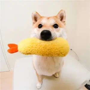 brinquedo para cães camarão frito