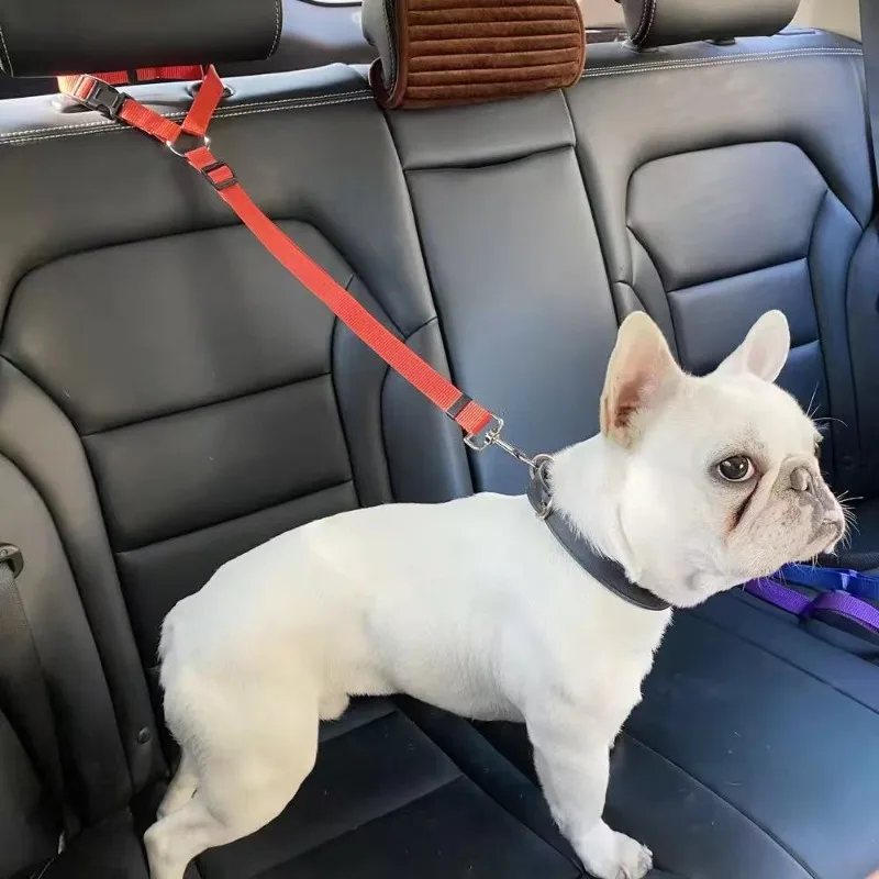 Cinto de Segurança para Cães de Nylon Ajustável para Carro - Imagem 2