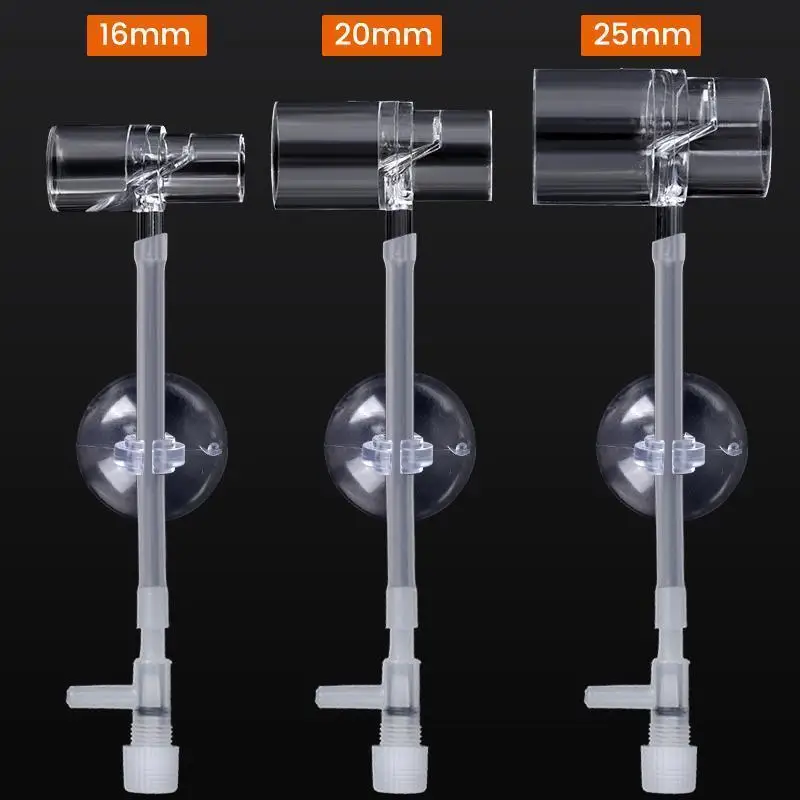 Bico de Saída para Aquário de Acrílico 25/20/16mm com Oxigenação - Imagem 2