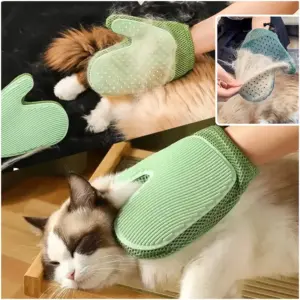 luva removedora de pelos para cães e gatos