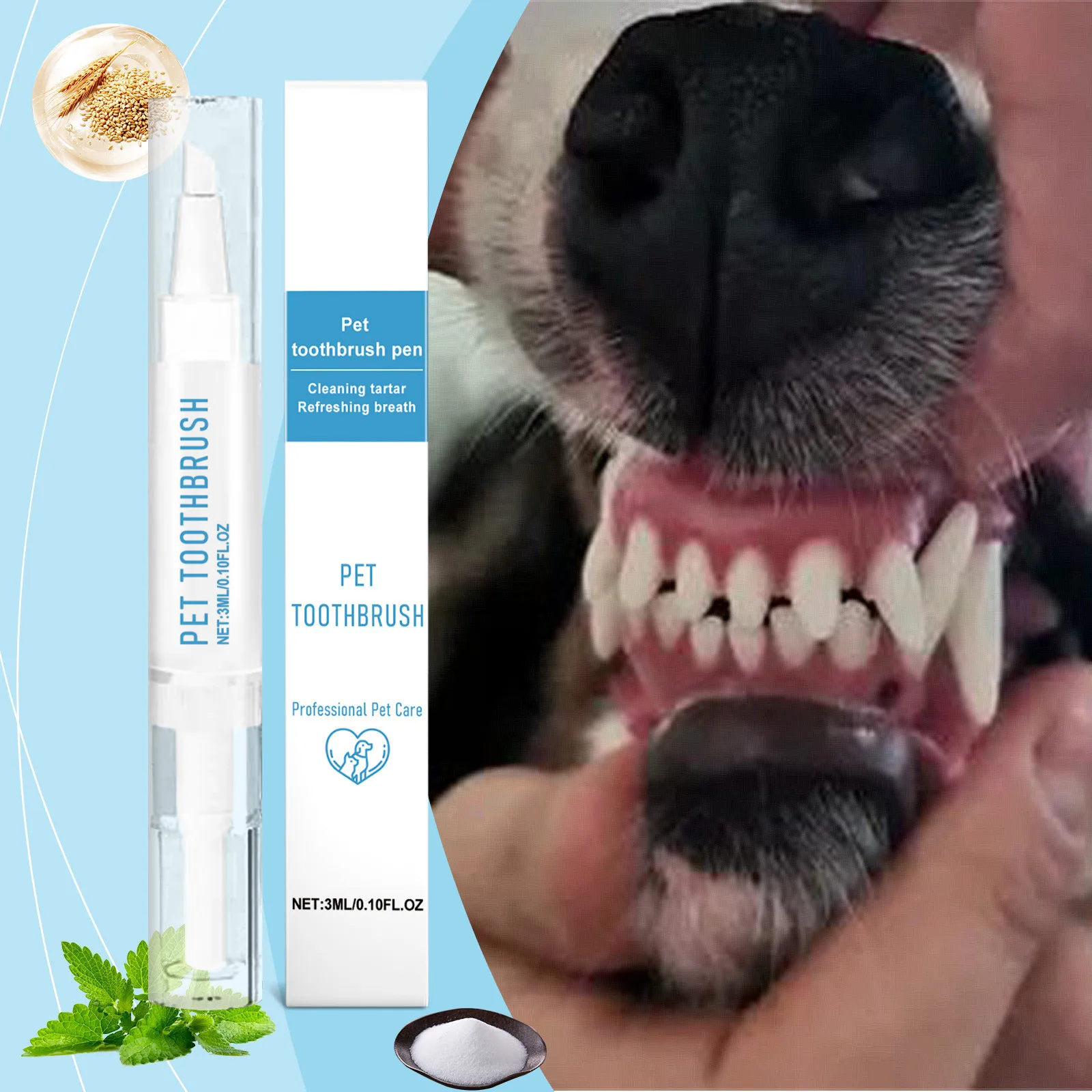 Caneta Escova de Dentes para Cães e Gatos com 3 ml e Ponta Macia - Image 6