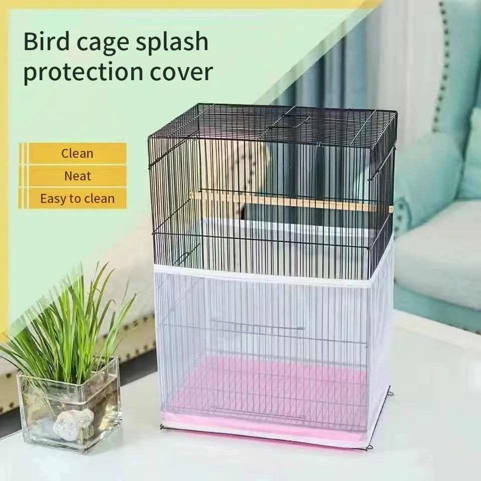 Capa de Gaiola para Pássaros de Nylon com Elástico Ajustável - Imagem 4