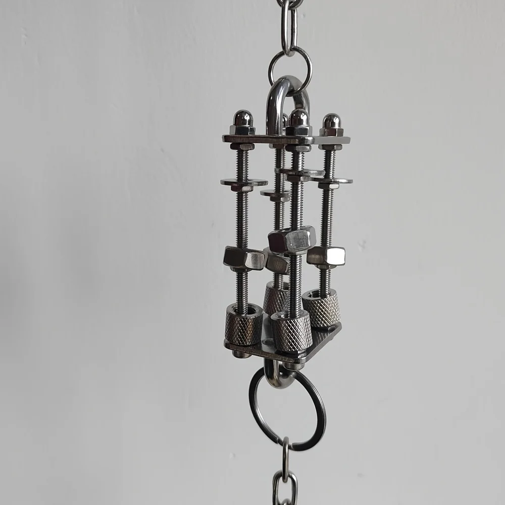 Brinquedo para Pássaros Sino de Aço Inoxidável para Gaiola - Imagem 3