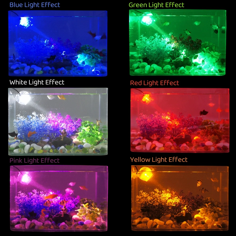 Luz LED para Aquário USB 1W 360° Rotativa com Ventosa - Image 5