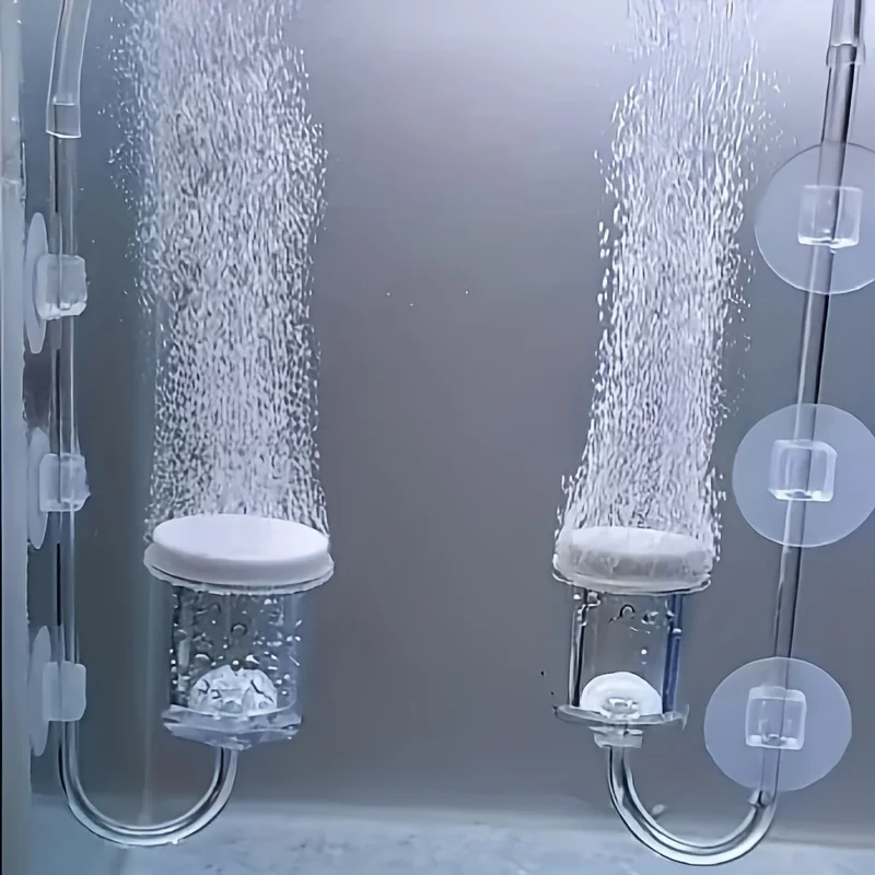 Difusor de CO2 de Vidro para Aquário Plantado com Ventosa - Imagem 2