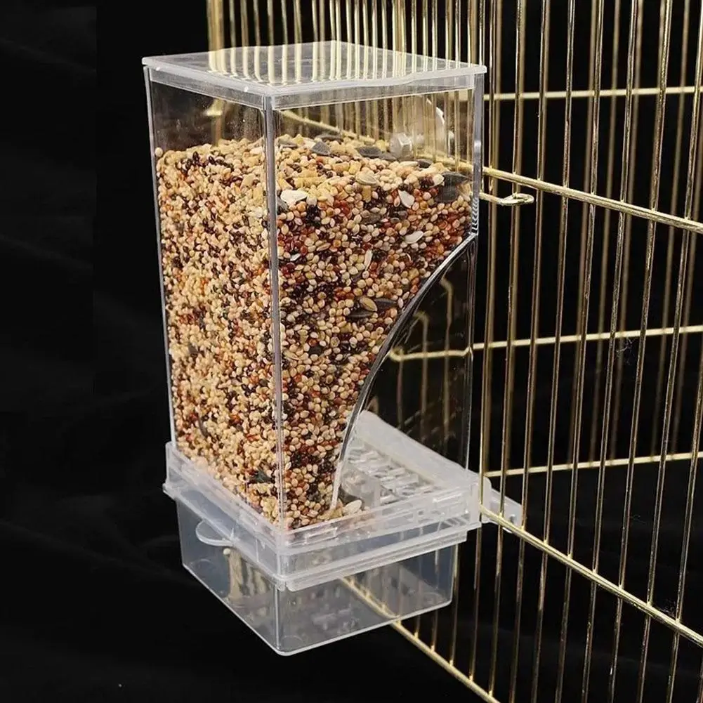 Comedouro Transparente para Pássaros Anti-respingo 18,5 cm - Imagem 4