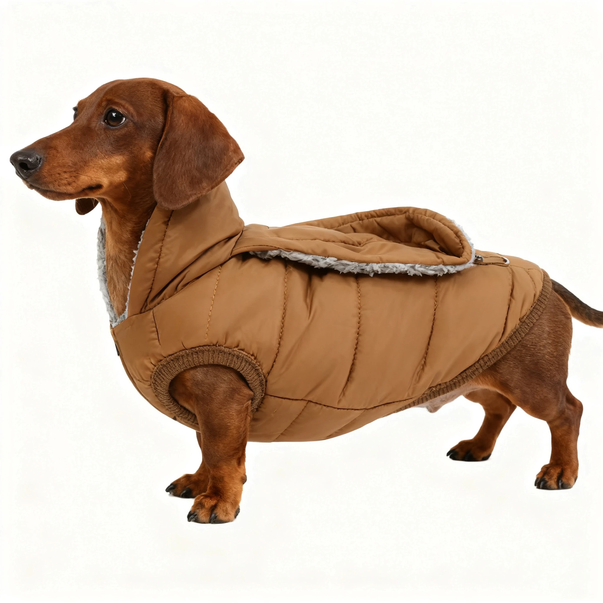 parka para cães com forro grosso