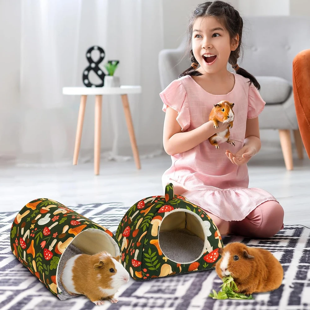 Túnel para Porquinho-da-Índia e Coelhos Lavável (2 Peças) - Imagem 6