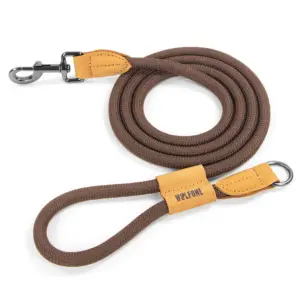 trela para cães com corrente de cintura