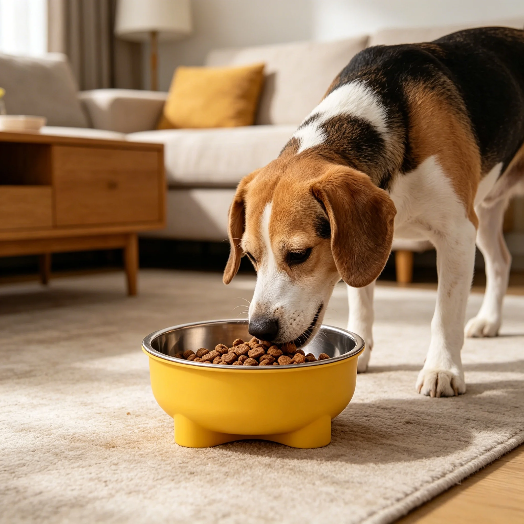 Tigela de Aço Inoxidável para Cães e Gatos 600 ml com Base Antiderrapante - Imagem 4