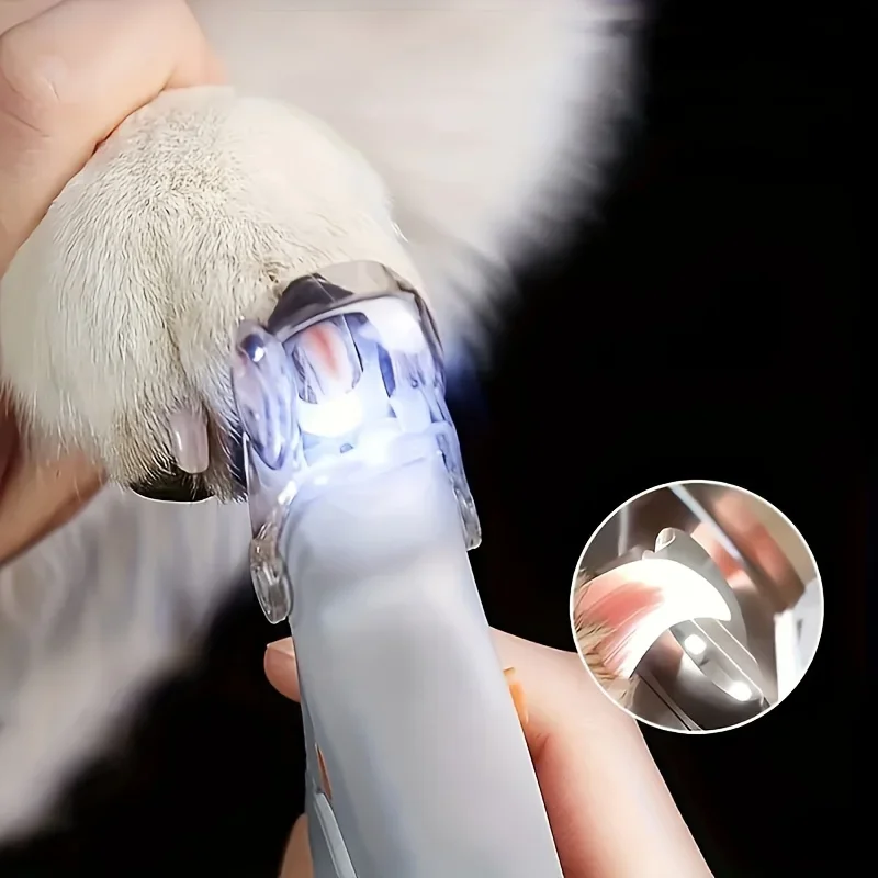 cortador de unhas led para cães e gatos
