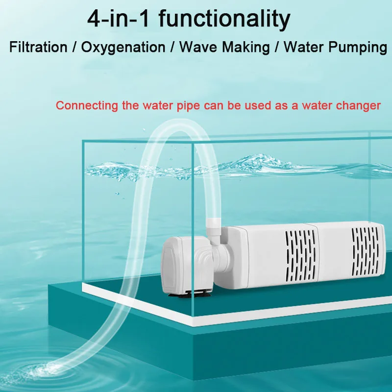 Bomba Filtro de Aquário 3 em 1 220V com Vazão de 450 a 1500 L/h - Imagem 5