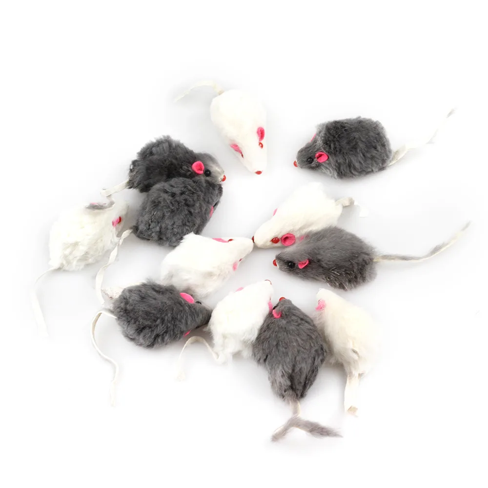 Brinquedo Rato de Pelúcia para Gatos 100 Unidades com 11 cm - Image 2