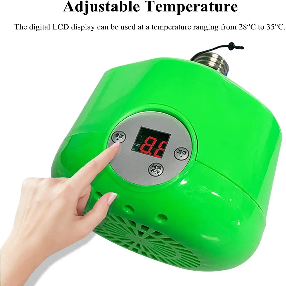 Lâmpada de Aquecimento Farmore para Pets 220V com Controle de Temperatura - Imagem 4