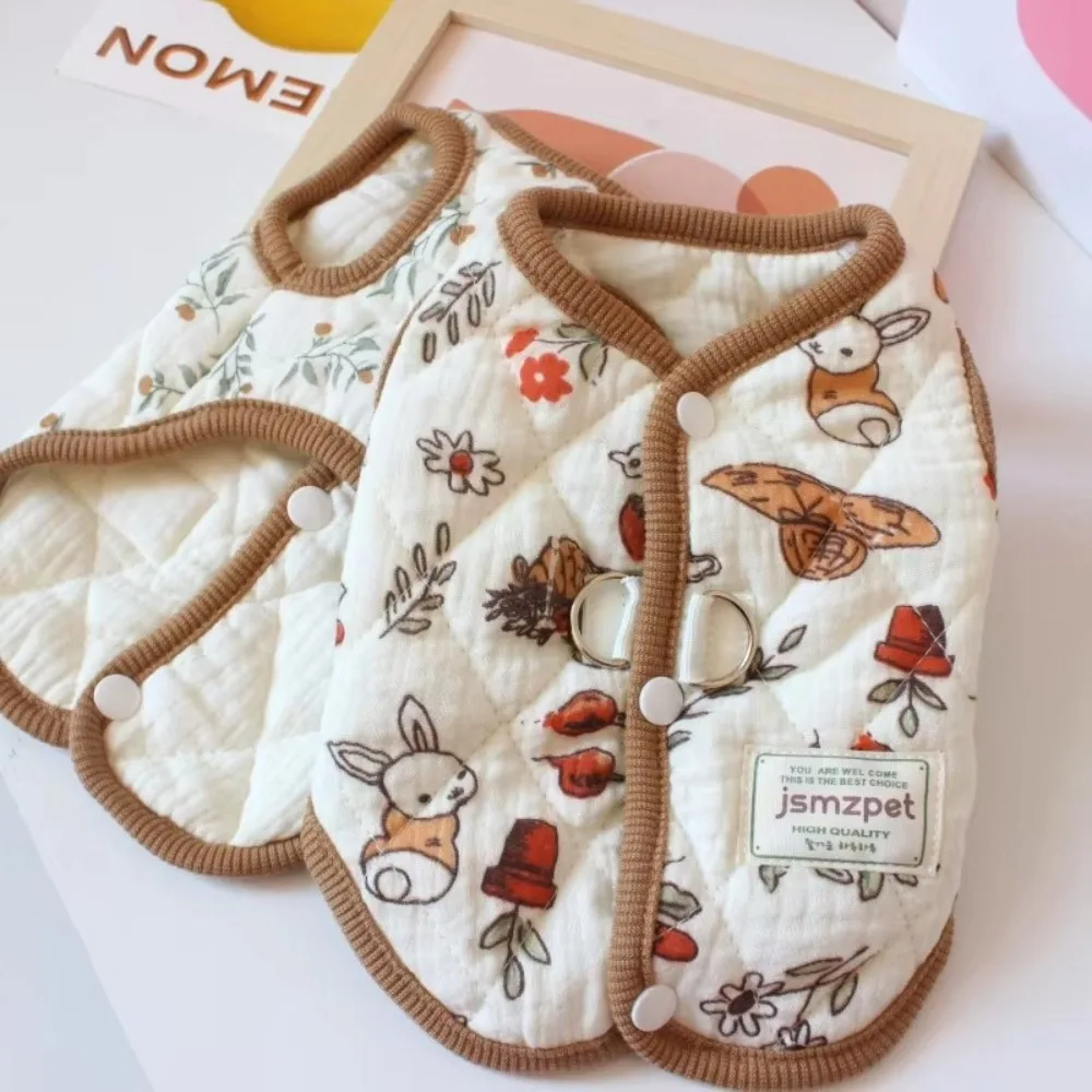 Jaqueta para Cães de Algodão com Estampa de Coelho para Inverno - Imagem 4