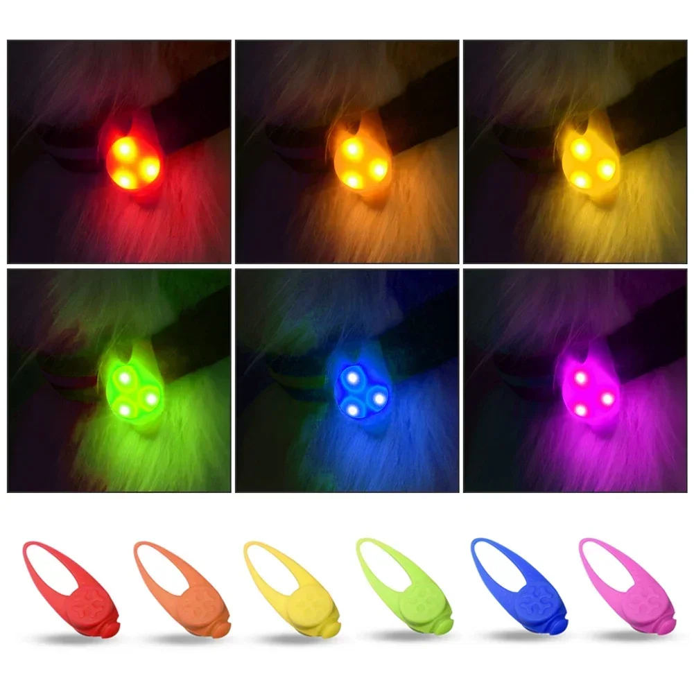 Pingente de LED para Cães e Gatos de Silicone Macio para Coleira - Imagem 5