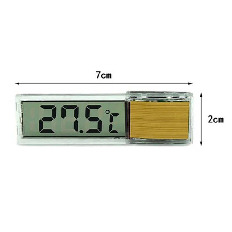 Termômetro Digital para Aquário 3D LCD com Etiqueta Adesiva - Imagem 6