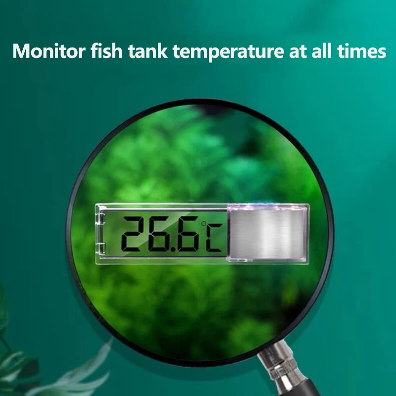 Termômetro Digital LCD para Aquário Externo Mede Temperatura - Imagem 2