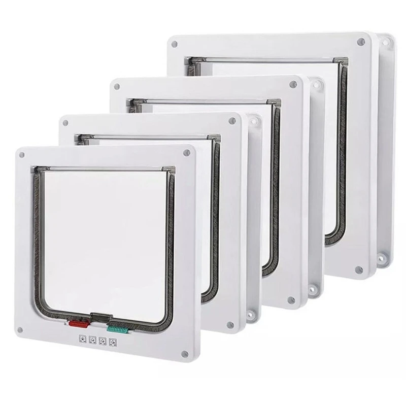 Porta Flap para Cães e Gatos de Plástico ABS com 4 Travas (4 Way Lock) - Imagem 3