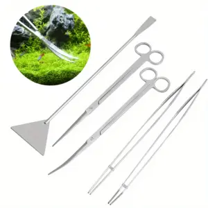 kit de ferramentas para aquário de aço inoxidável