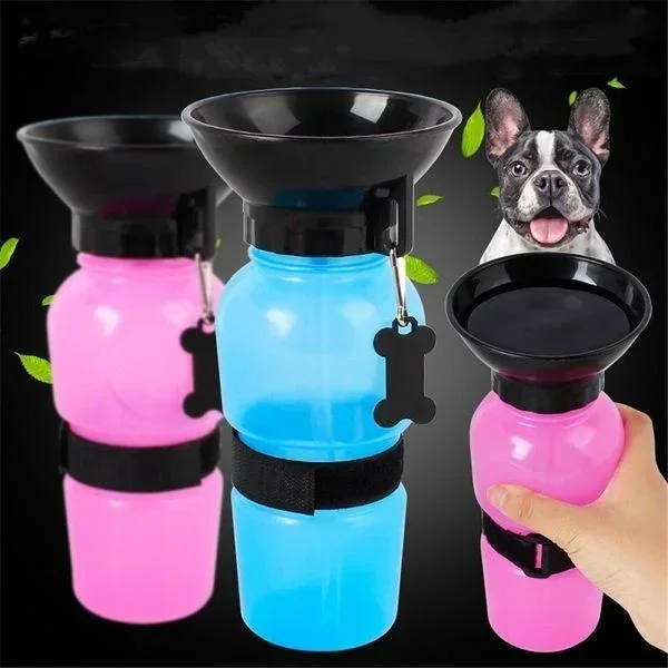 Garrafa de Água Portátil para Cães e Gatos 500ml para Viagem - Imagem 2