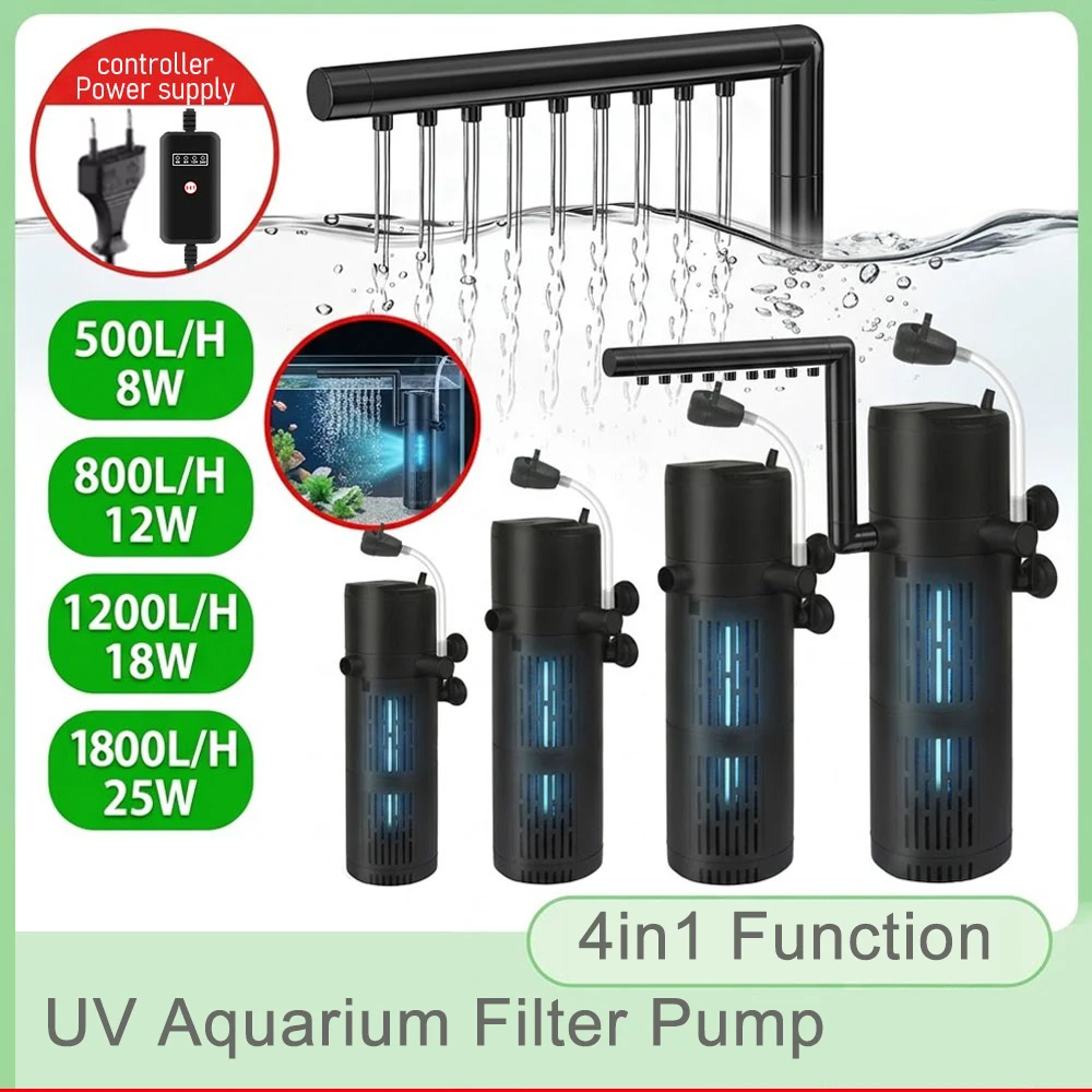 filtro para aquário com bomba uv