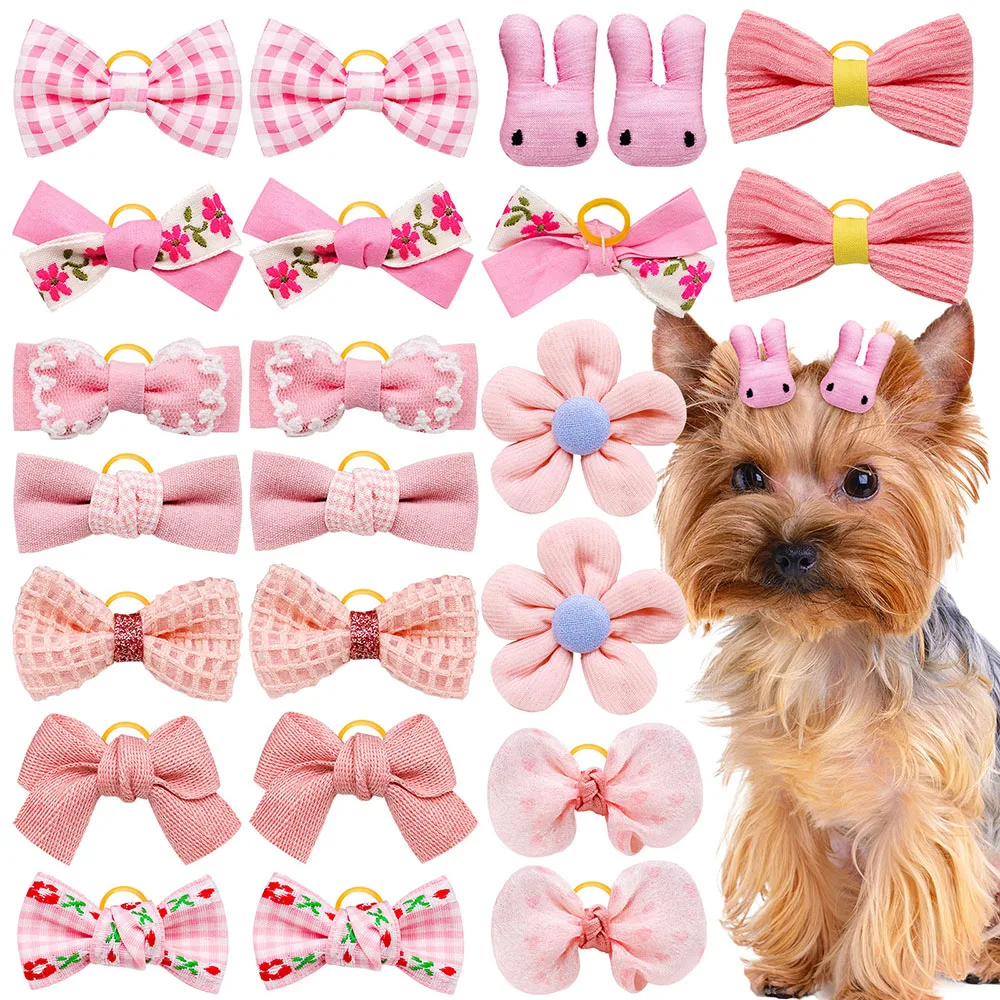 Laços para Cães com Elástico Colorido Kit com 10 ou 20 Peças - Imagem 5